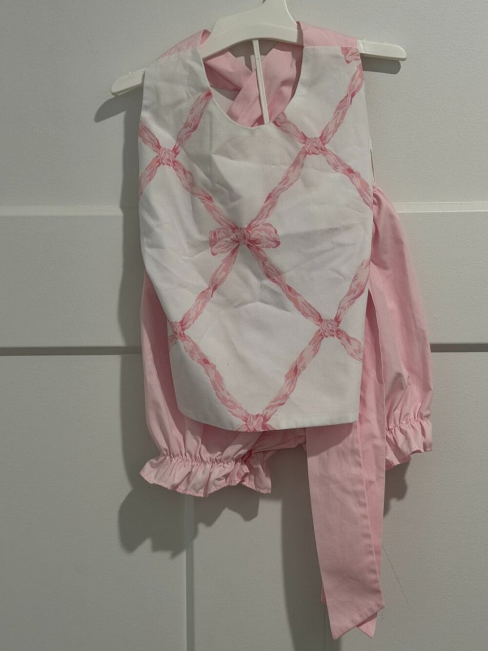 The Beaufort Bonnet Company Belle Meade Bow Tie Back Two Piece Set 18-24 Months